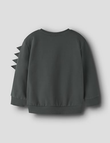 Sweat Name IT Jurassic pour garçon en molleton doux bleu - 2