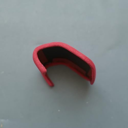 ZiWen New Interior Trim Center Gear Shift Knob Cover Accessories for Land Rover Discovery Range Rover Sport Velar 2022 2023 2024 2025 (Suede Red)