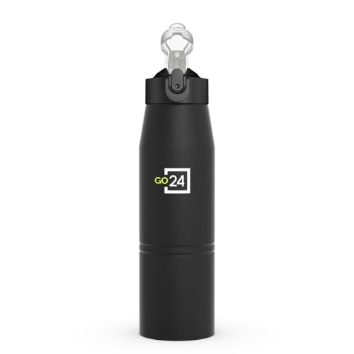 Image of Active X ISI Certified Stainless Steel Vacuum Insulated Flask - 940ml | 3 Layer Insulation| 2-Year Warranty | 2-Year Warranty | Ideal for Home, Office, Gym, Outdoor - Knight Black