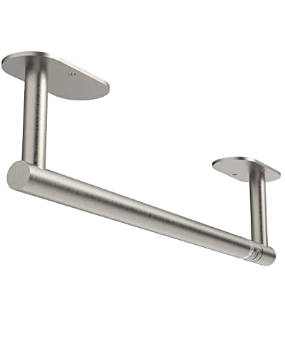 WZKALY Paper Towel Holder, Adhesive Paper Towel Holder Under Cabinet Self-Adhesive or Wall Mounted SUS304 Stainless Steel for Kitchen Bathroom Farmhouse Barbecue Laundry (Sliver) WZKALY Paper Towel Holder, Adhesive Paper Towel Holder Under Cabinet Self-Adhesive or Wall Mounted SUS304 Stainless Steel for Kitchen Bathroom Farmhouse Barbecue Laundry (Sliver)