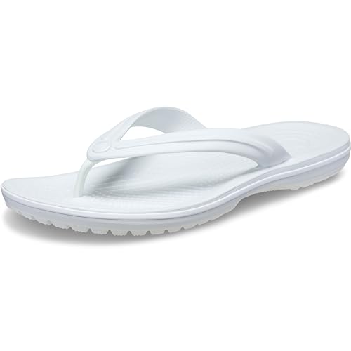Crocs Unisex's Crocband Flip Flops, Moonlight, Womens 12