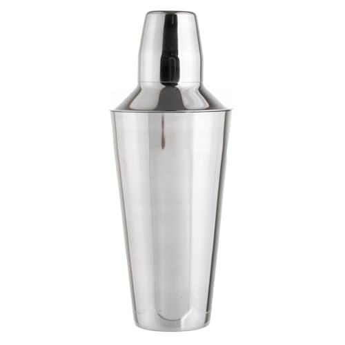 Coctelera de acero inoxidable de 3 piezas Tablecraft con capacidad de 828 ml 2