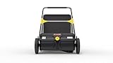 21' Splendor Lawn Sweeper Yard Sweeper Easy Leaf Collector for Lawn Stand up Design for Saving Storage
