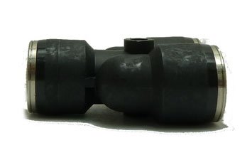 Mindman PY1/2T Pisco Fitting, Straight, 1/4 Tube Diameter, 1/8 Thread Size NPT, Sold as 10/Pack