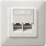 Equip roseta empotrable cat.6 2 puertos rj45 apantallados 45âº equip blanco 125762