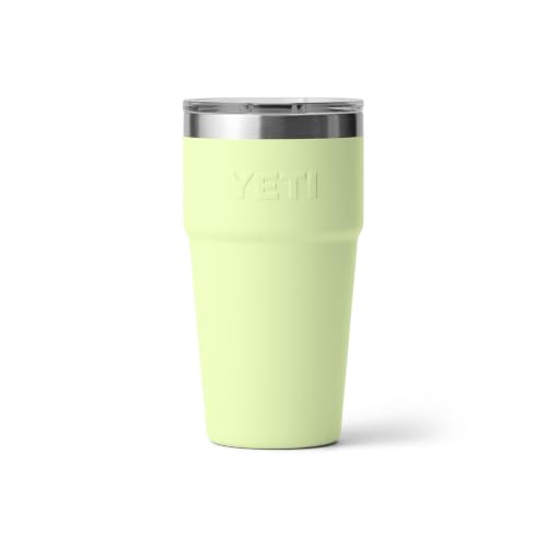 Image of YETI Rambler 20 oz Stackable Tumbler, Stainless Steel, Vacuum Insulated with MagSlider Lid
