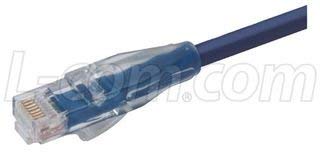 L-COM TRD815BL-5 Patch Cord CAT 5E 5FT Azul miniatura 1