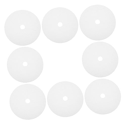 OFFSCH 8Pcs Round Silicone Dehydrator Mats Reusable Nonstick Food Dehydrator Sheets for Jerky Fruits and Veggies Drying Mesh Trays for Easy Cleaning