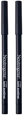 Neutrogena Smokey Kohl Eyeliner with Antioxidant Vitamin E, Water-Resistant & Smooth-Gliding Eyeliner Makeup, Smokey Gray, 0.014 oz (Pack of 2)
