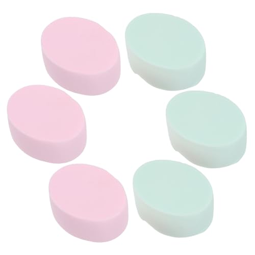 BESTYASH 6 Piezas Esponja De Maquillaje Accesorios De Maquillaje Esponja Base Esponjas De Maquillaje Base De Cojín Coreana Licuadoras De Maquillaje Cojín De Base Poliuretano Hidrofílico