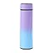 SweetWU Thermos numérique intelligent à affichage tactile LED en acier inoxydable thermos créatif Cadeau – Dégradé bleu violet
