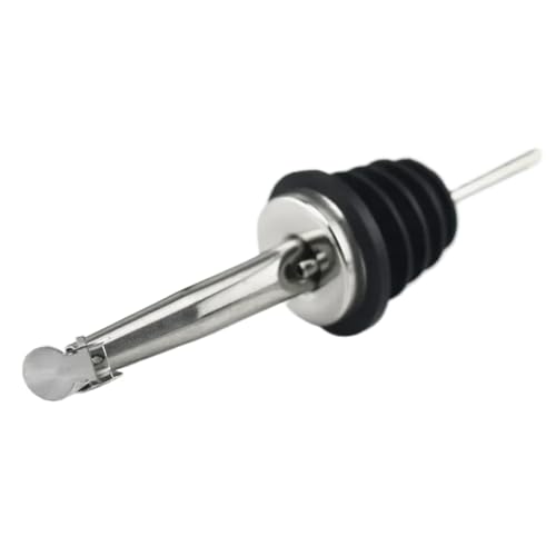 BGHYJKOL Stainless Steel Pourers Tapón de Acero Inoxidable 304 for Botella Vino, coctelera for Bar, Accesorios Drenaje Boca Elegantes(12pcs Automatic Lid)