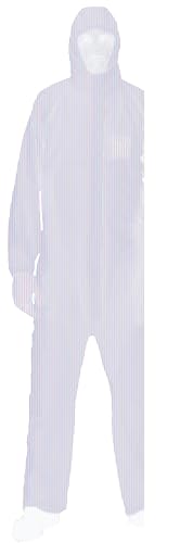 Ansell AlphaTec 2000 Ts PLUS cousu et collé - Modèle 111, Combinaison (Type 4-5-6), Blanc, Taille 3 (M), 1 piece