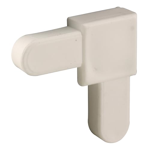 Prime-LINE Make-2-Fit PL 14336 1/4 x 5/8 in White Plastic Mobile Home Screen Frame Corner (20 Pack)