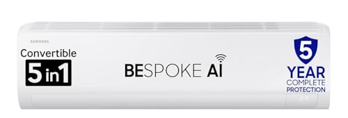 Samsung 1.5 Ton 5 Star AI Inverter Smart Split AC (WiFi, Energy Saving, Voice Control, Powerful Cooling, Copper, Digital Inverter, 4 Way swing, 5 Step...