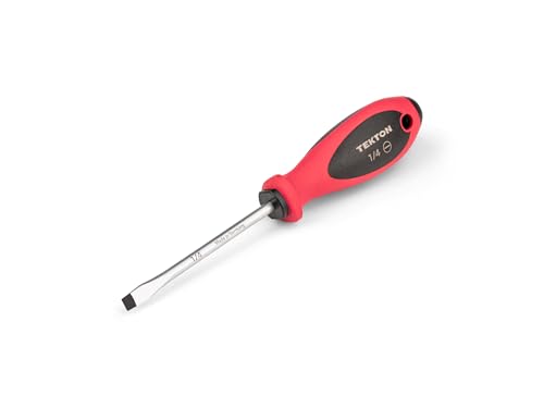 Image of TEKTON 1 /4 in. Slotted Screwdriver (4 in. Shank) | DWS07316