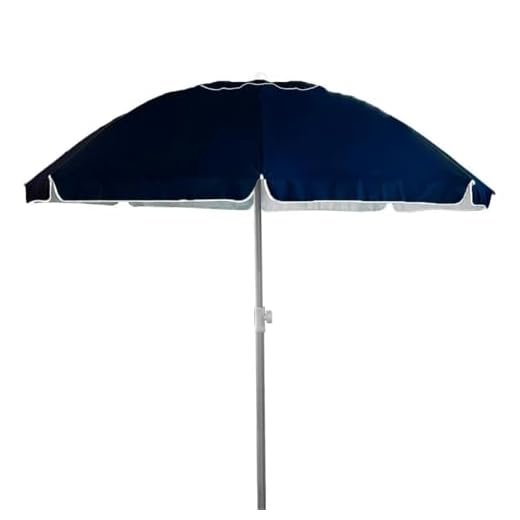 Guarda-Sol Zaka Alumínio 2.0 metros Marinho Reforçado com espiral