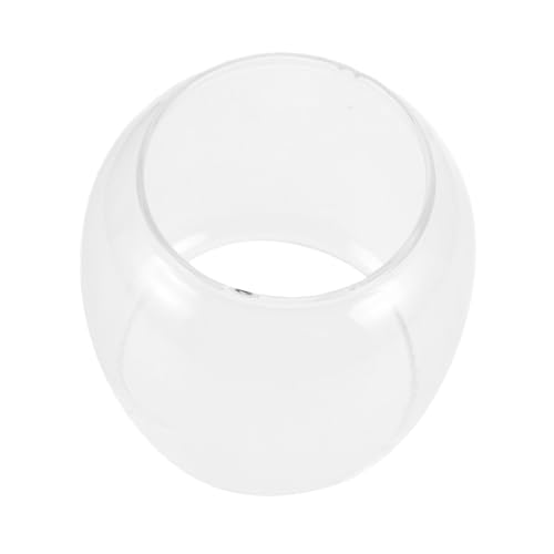 Gatuida Pantalla de Vidrio Vintage para Lámpara de Queroseno Diseño Retro Redondo Reemplazo Resistente para Linternas de Aceite Adecuada para Uso Exterior y Decoración Clásica