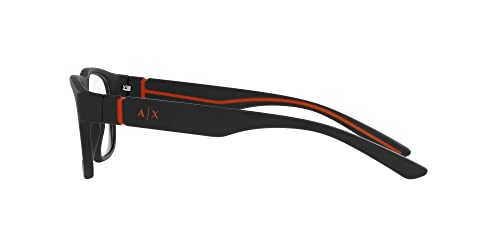 Image of Armani Exchange mens Ax3102u Universal Fit Square Prescription Eyewear Frames