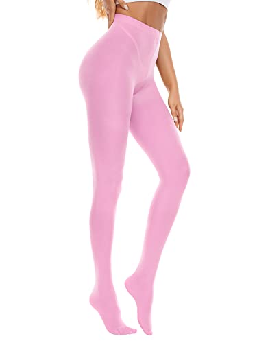 Image of Century Star Womens Tights Opaque Ballet Dance Stockings Tummy Control Top Pantyhose Run Resistant 80D High Waist Leggings