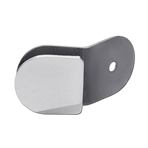 tumundo Connecteur Connexion de Mur à Verre d'angle Acier Inox Bassin Terrasse Support Balustrade Pince Mat Brillant, une variante_:Modèle 3 - brillant - 2 pièces Cover
