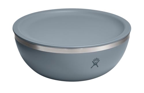 Image of Hydro Flask Outdoor Insulated Serving Bowl - Stainless Steel Food Container with Lid - Camping Kitchen Essentials - 1 Qt Bowl Shale Gray
