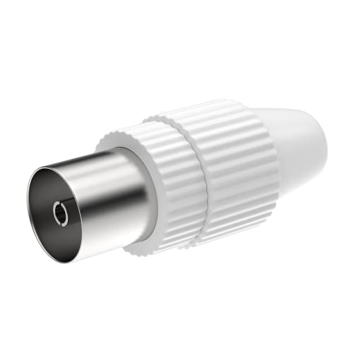 Kopp 313715181 – Presa Per Antenne TV/Radio/SAT A Incasso, Malta, Colore Argento-Antracite