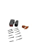 HNARL Female Plug Kit Male Receptacle DTM 105328 105328GT 105329 105329GT for Genie Deutsch 6 Pin Connector Repair Kit with Housing