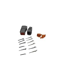 Female Plug Kit Male Receptacle DTM 105328 105328GT 105329 105329GT for Genie Deutsch 6 Pin Connector Repair Kit with Housing