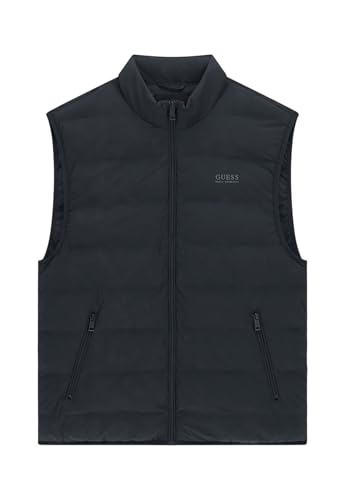 Gilet en polyester GUESS homme M6RN25WJ242 casual noir
