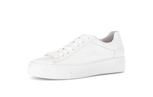 Gabor Zapatillas bajas para mujer, talla G, Blanco 50, 39 EU