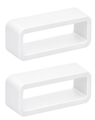 Image of Dreamy 22mm Silicone Smart Watch Strap Loops /Keepers Holder Retainer Loop Replacement - color Watch Band Loop (Pack of 2)
