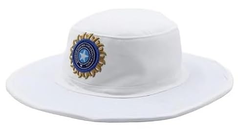 India Cricket Bucket Hat, Blue with Embroidered Badge | Wide Brim Sun Hat, Cricket Fan Wear, Unisex Design, Outdoor Sports Cap-picture-13