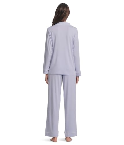 Image of Eberjey Gisele Classic Women's Pajama Set | Long Sleeve Shirt + Long Pants