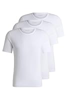 BOSS Herren Rn 3p Co T-Shirt, White 100, XL EU