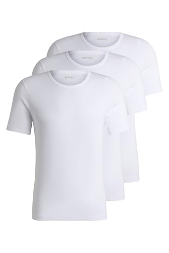 BOSS Herren R-Neck T-Shirt, 3er Pack Classic, White, XXL