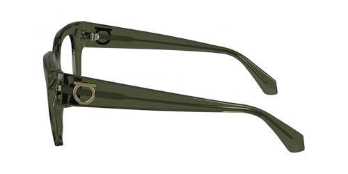 Gafas de vista Ferragamo SF2983 acetato transparente con acabado artesanal de lujo 3