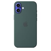 Apple Custodia MagSafe cover in silicone per iPhone 16 Plus - Verde lago ​​​​​​​