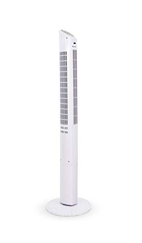 Dimplex-Xpelair-XPP-Mont-Blanc-Tower-Cooling-Fan-Desktop-or-Floor-Standing-Tower-Fan-Quiet-Air-Cooler-Tall-Compact-Column-Unit-for-Home-or-Office-with-LED-Display-Timer-Remote-Control--White