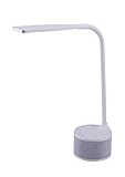 Bostitch LED Dimmable Desk Lamp with Bluetooth Speaker & USB Port, Energy Efficient, 5.5W, Natural D