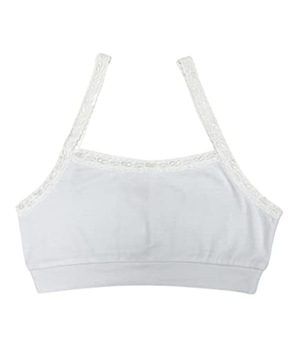 Esme Girl's Comfortable Cami Bralette Training Bra Two Ply L 7-8, XL 10-12, XXL 14
