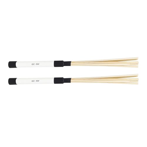 Par de baquetas de madera para batería y percusión miniatura 1