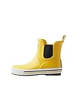 Reima Ankles Waterproof Low Cut Rain Boots Outdoor Rubber Boot for Kids 5693992350036, Yellow, 4/4.5