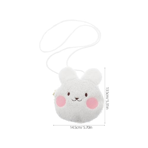 PartyKindom Kawaii Plush Ear Crossbody Bag for Girls Cute Cartoon Purse Soft and Design for Everyday Use for Little Girls2