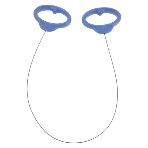 UTHCLO Cortador de Alambre para Arcilla con Resorte Herramienta para Cortar Cerámica de Alfarero Color Azul Oscuro Herramienta Ondulada para Modelado Artístico y Proyectos de Cerámica