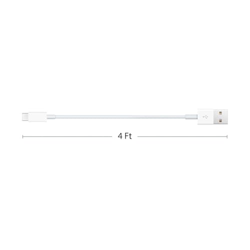 Image of AHDFWI 2 Pack USB-A to C Carplay Charger Cable for iPhone 16 15, iPhone 16 15 Pro Max, 16 15 Plus, iPad Pro 12.9 /11, iPad Air 5th 4th Mini 6th Gen Cable for Charging Cable Cord - 4FT