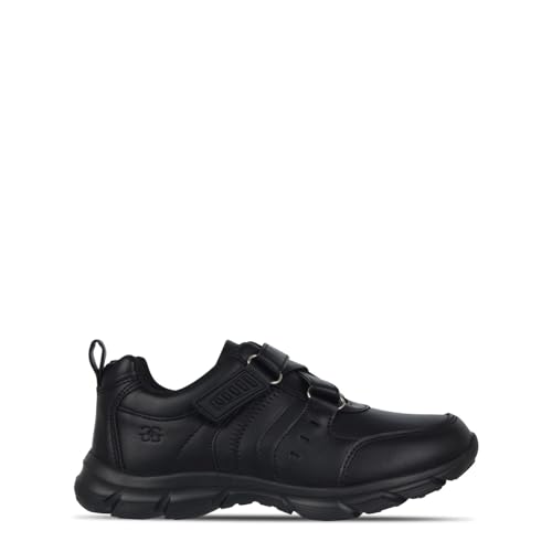 Giorgio Strap Boys Shoes Moc Toe Black 1