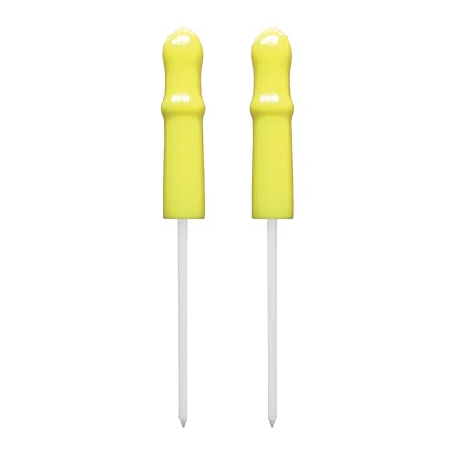 Caulk Cap CCY-2, Reusable Caulk Tube Sealers with Built-in Puncture Pin, 2-Pack