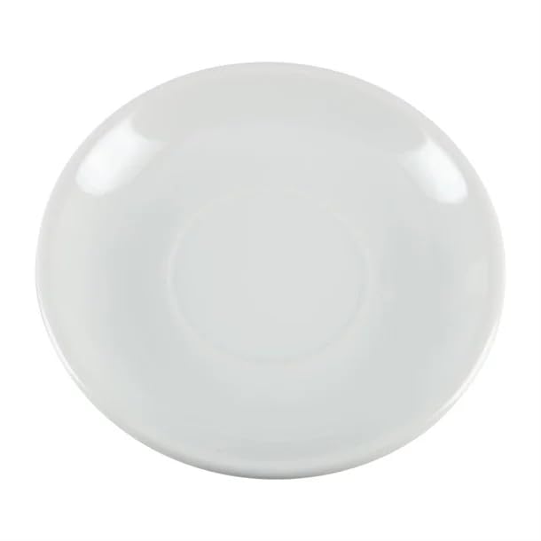 Olympia Athena Untertassen 145 mm/5,75 Zoll (24 Stück), weißes Porzellan, passend für Tassen CC201, GG870 und CC200, Catering-Ausrüstung… – Ansicht 6