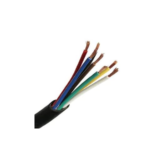 Cable Manguera De 7 Hilos De 1Mm2 De Seccion. Manguera 7X1 Especial Para Remolques, Caravanas. Con Los Cables En Colores Standard Corte Por Metros Precio Por Metro, Elije Los Metros Necearios